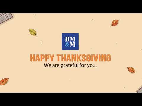 Happy Thanksgiving from Bogin, Munns &amp; Munns