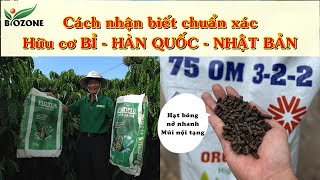 Nhận biết hữu cơ nhập khẩu Bỉ - Nhật Bản - Hàn Quốc