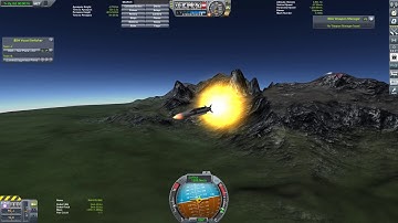 KSP Testing the Malfunction RIM 67B Standard Missile 2 Block I