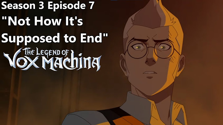 SPOILERS Legend of Vox Machina Season 3 Episode 7 | "Not How It's Supposed to End" by Peter Habib
