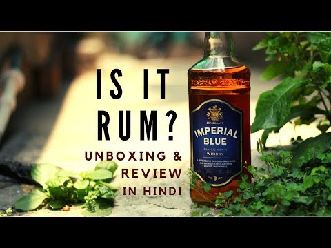 Imperial Blue Whisky Unboxing & Review in Hindi | IB whisky Review | Cocktails India  |