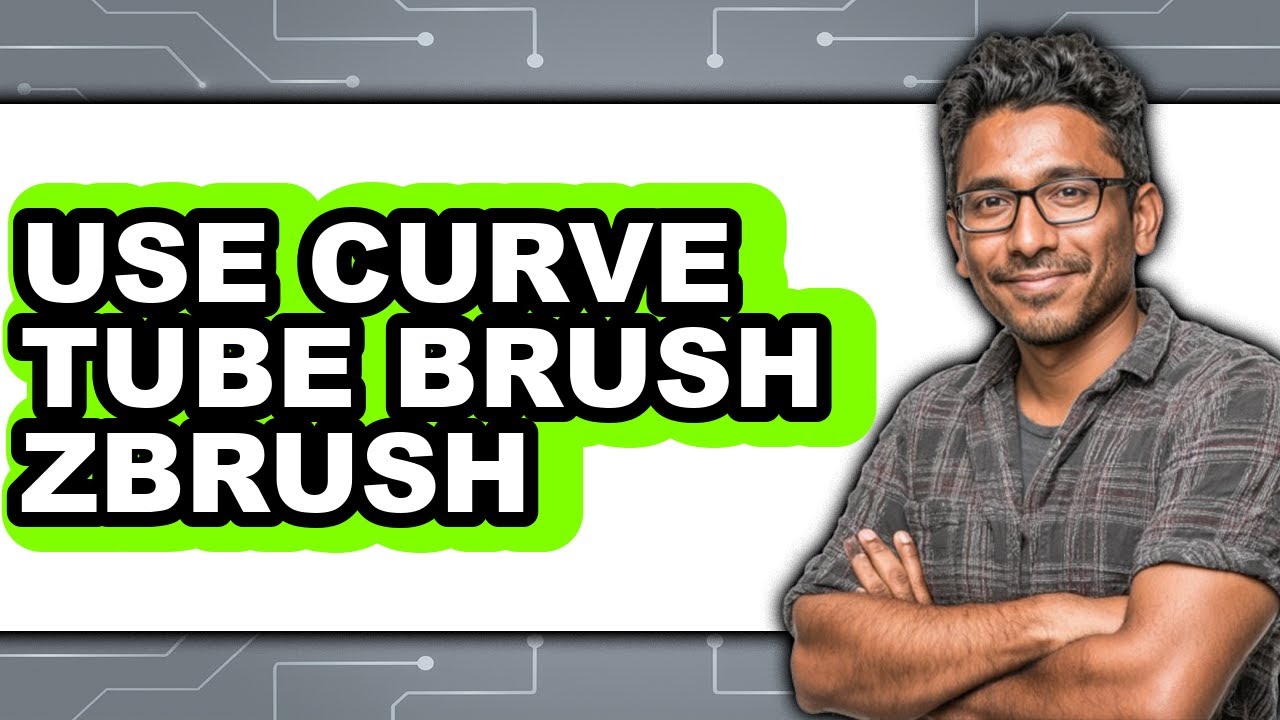 How to Use Curve Tube Brush Zbrush (easy Method) - YouTube