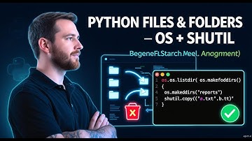 Python Directory & File Management System | Learn os & shutil Modules