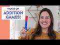 ADDITION GAMES FOR KINDERGARTEN AND GRADE 1 | hands on addition activities