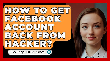 How To Get Facebook Account Back From Hacker? - SecurityFirstCorp.com
