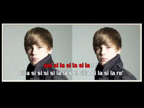 Justin Bieber - Baby - flauta dulce notas - Partitura - Recorder - Score