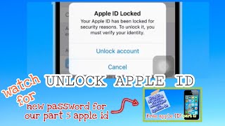 How to unlock apple id - new password for part 5 free apple id