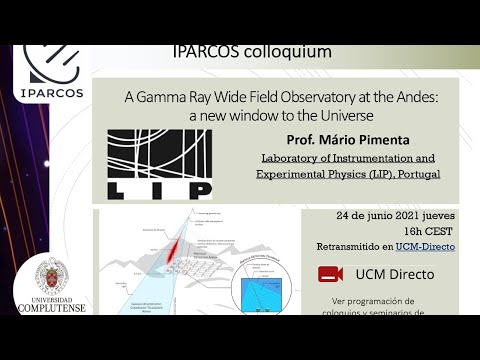 IPARCOS colloquium A Gamma Ray Wide Field Observatory at the Andes: a new window to the Universe