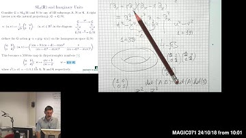 Erlangen programme at large: SL(2,R) case study - Lecture 3 (2018)
