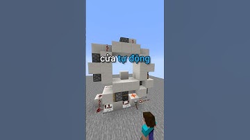Cách làm cửa đá đỏ 3x3 trong Minecraft.
