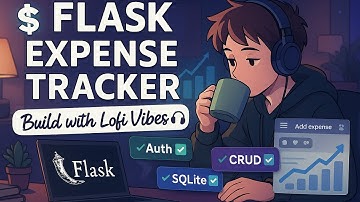 Build a Smart Expense Tracker with Flask & SQLite | Full Tutorial + Auth & CRUD (Lofi Vibe)