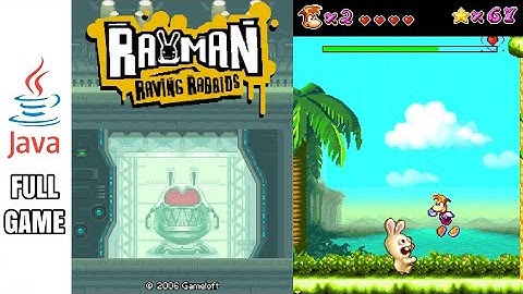 RAYMAN RAVING RABBIDS - Java Game (Full Gameplay No Commentary)