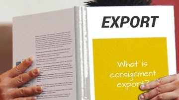 What is consignment export?