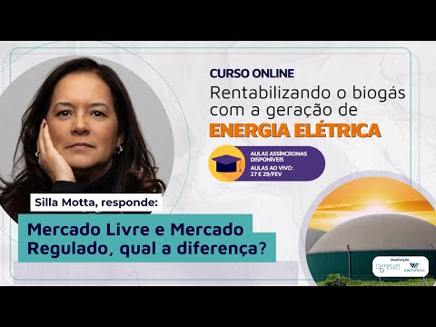 Mercado Livre e Mercado Regulado, qual a diferença? (lucre com o biogás gerando energia elétrica)