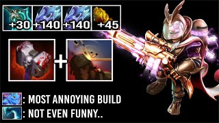 Probably Most Annoying Sniper Build - Max Attack Speed Immortal Rank Gameplay Dota 2