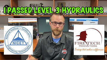 NICET TEST PREP - I passed the Level 3 Advanced Hydraulics exam!