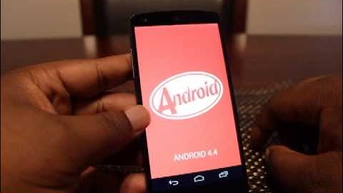 Nexus 5 boot up animation and KITKAT easter egg
