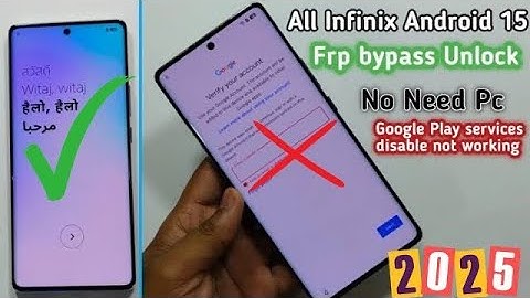 All Infinix Android 15 Frp Bypass Unlock 🔓 Google Account Remove Without PC || New Update 2025