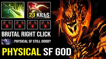 BRUTAL PHYSICAL SF Big Boss Mid Right Click Full Physical with Butterfly & Daedalus Vs Pro TA DotA 2