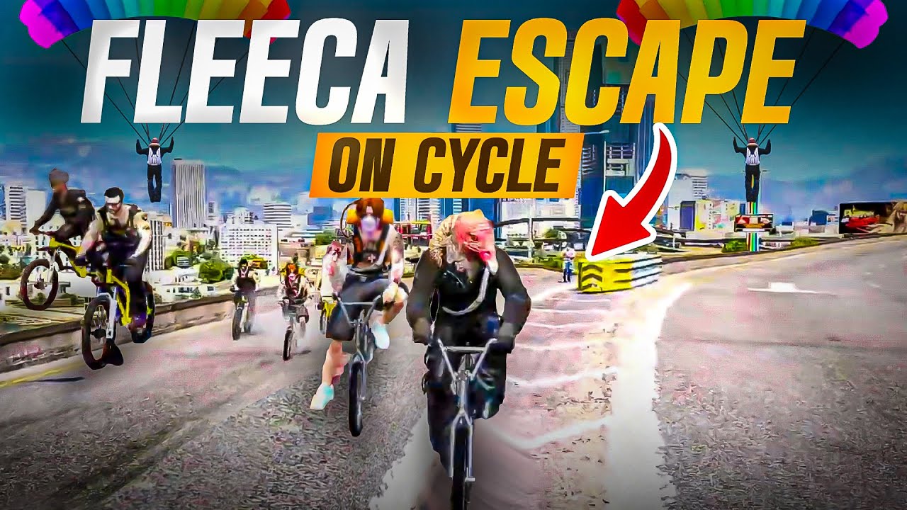 Escaping fleeca bank on cycle!😜 | Soulcity by Echo Rp #gtarp