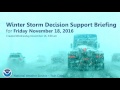 Winter Storm Friday November 18, 2016