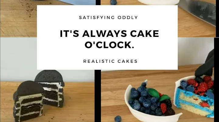 asmr-amazing cake cutting video 2020 |hyperrealistic illusion cakes