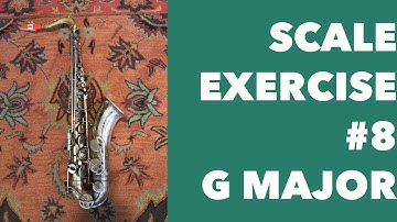 Scale Exercise for Tenor Saxophone #8 | G Major Full Range
