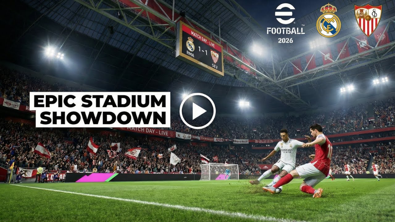 eFootball 2026 Gameplay PC Ultra Graphics 4K | Realistic Football Game ...