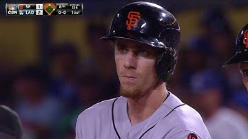 SF@LAD: Duffy gets Giants on the board with RBI knock