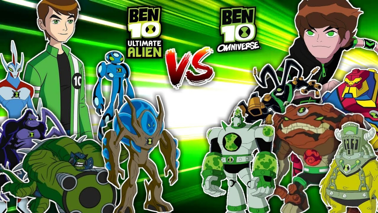 Ben 10 ultimate alien vs Ben 10 omniverse alien || Ben 10 ...