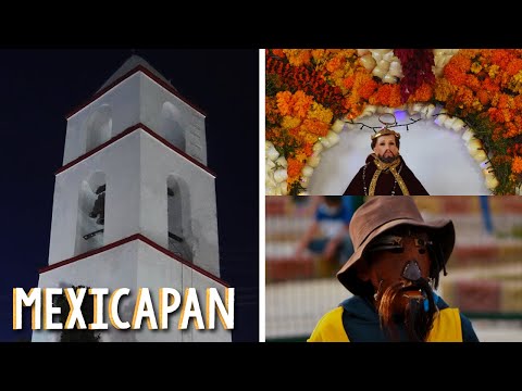 Fiesta patronal en TELOLOAPAN a San Francisco de Asís: Tradición en Mexicapan arco floral, tecuanes