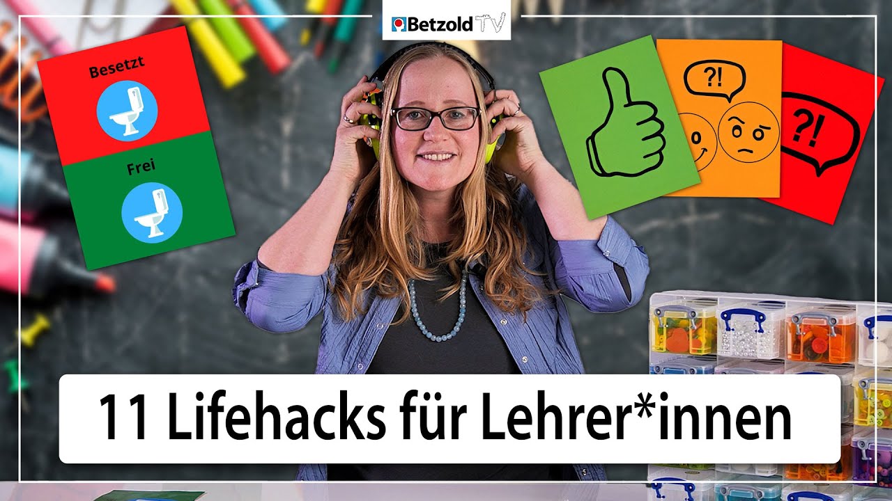 Lehrer Kündigen Und Wieder Einstellen 11 Lifehacks für Lehrerinnen und Lehrer | Betzold TV - YouTube