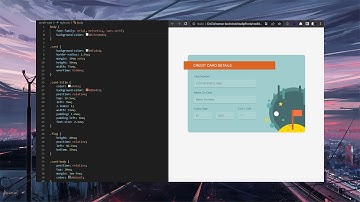 Coding credit card view with html/css