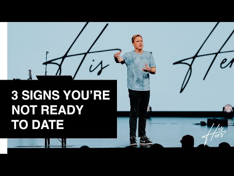 Three Signs You're Not Ready to Date | David Marvin