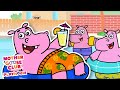 Hippo Finger Family | Mother Goose Club Nursery Rhyme Cartoons