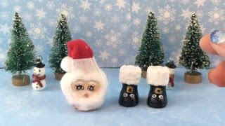 Custom Santa Claus Shopkins Diy Tutorial Holiday Santa Santa Boots