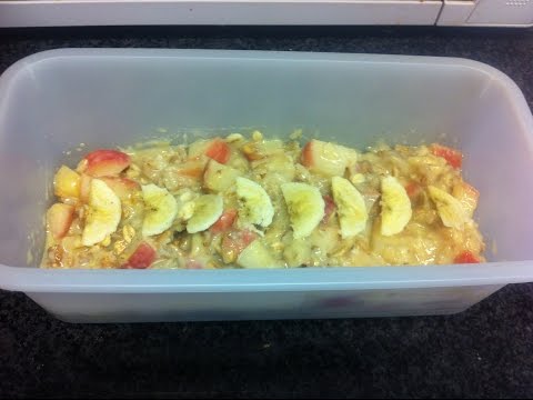 BODYBUILDING MEAL: Apple cinnamon oatmeal