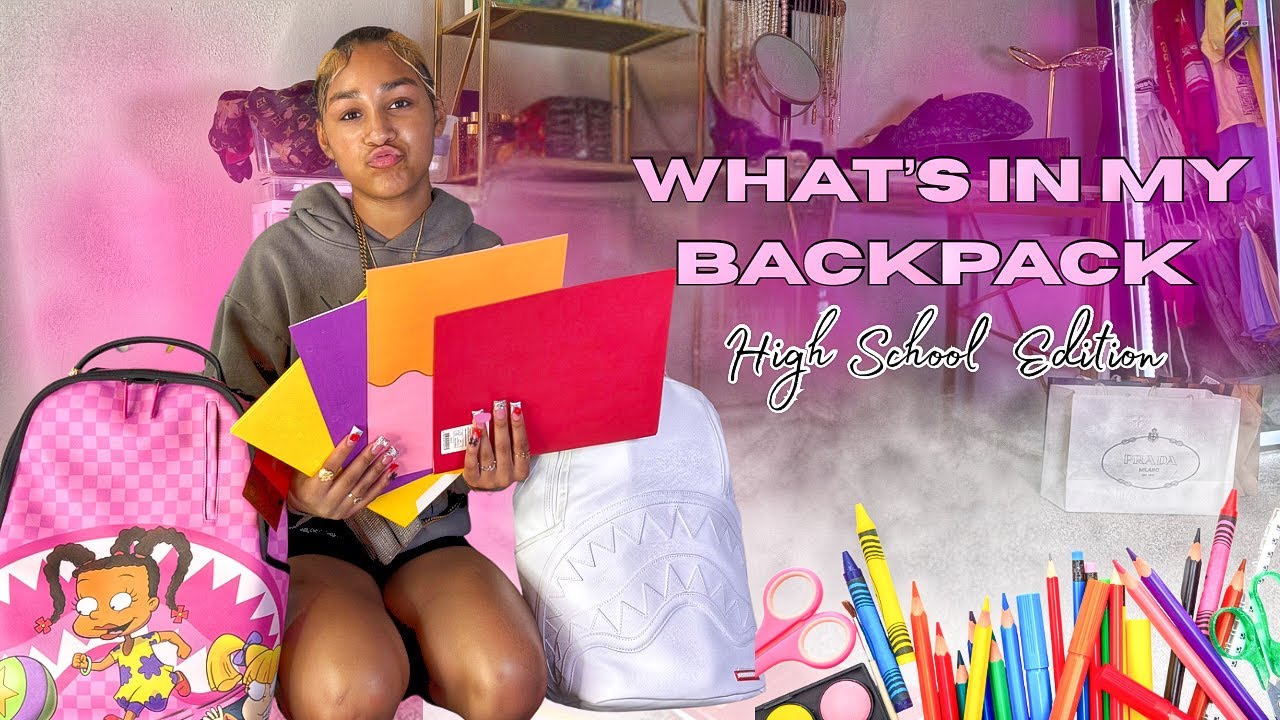 PACK MY SPRAYGROUND BACKPACK WITH ME!