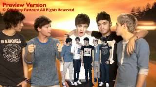 One Direction Celebrity Fast Card - Driving Test