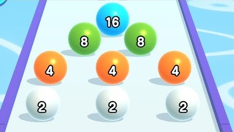 Ball Run 2048 - All Levels Gameplay Android,iOS Level 981-990