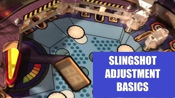 Pinball Slingshot switch adjustment - easier than you think