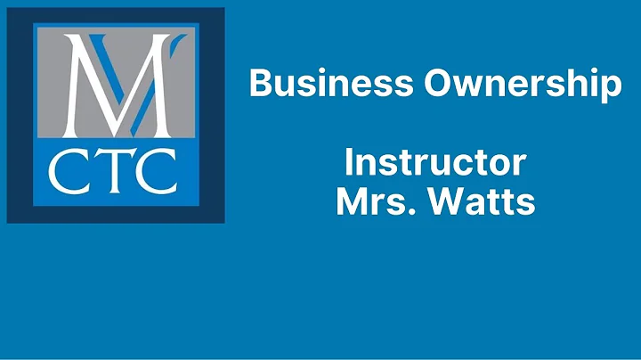 Mrs  Mandy Watts Business Ownership