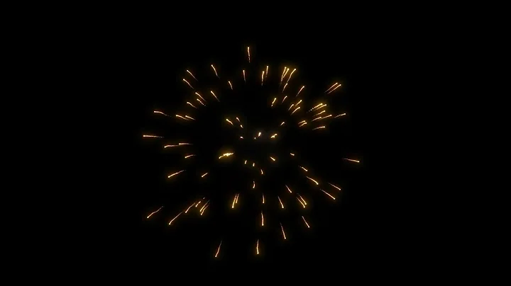 Firework Element for wedding  Free Alpha Channel Stock Video on Transparent Background