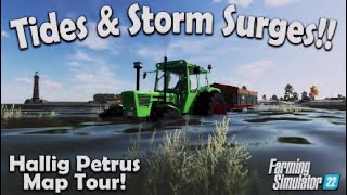 ‘INCREDIBLE’ STORM SURGES ON NEW MOD MAP!! Farming Simulator 22!