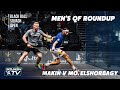 Squash: Makin v Mo.ElShorbagy - CIB Black Ball Open 2021 - Men&#39;s QF Roundup