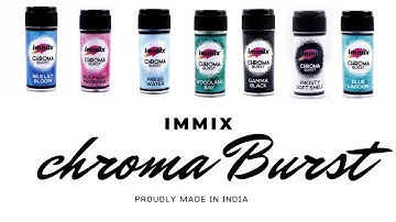 immix chroma burst | water color pigment powder | metallic pigment