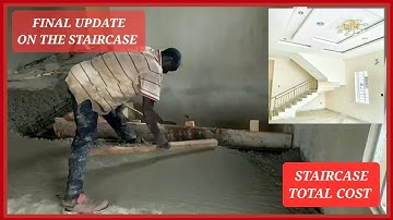 Building in Kumasi, Ghana || STAIRCASE | Cost of Materials