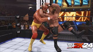 WWE 2K24 (PS5) - Stone Cold Steve Austin vs Hulk Hogan at Wrestlemania
