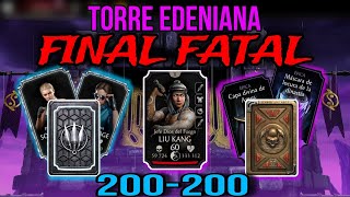 FINAL FATAL Torre EDENIANA Mortal Kombat Mobile / Jhonny Mortal K