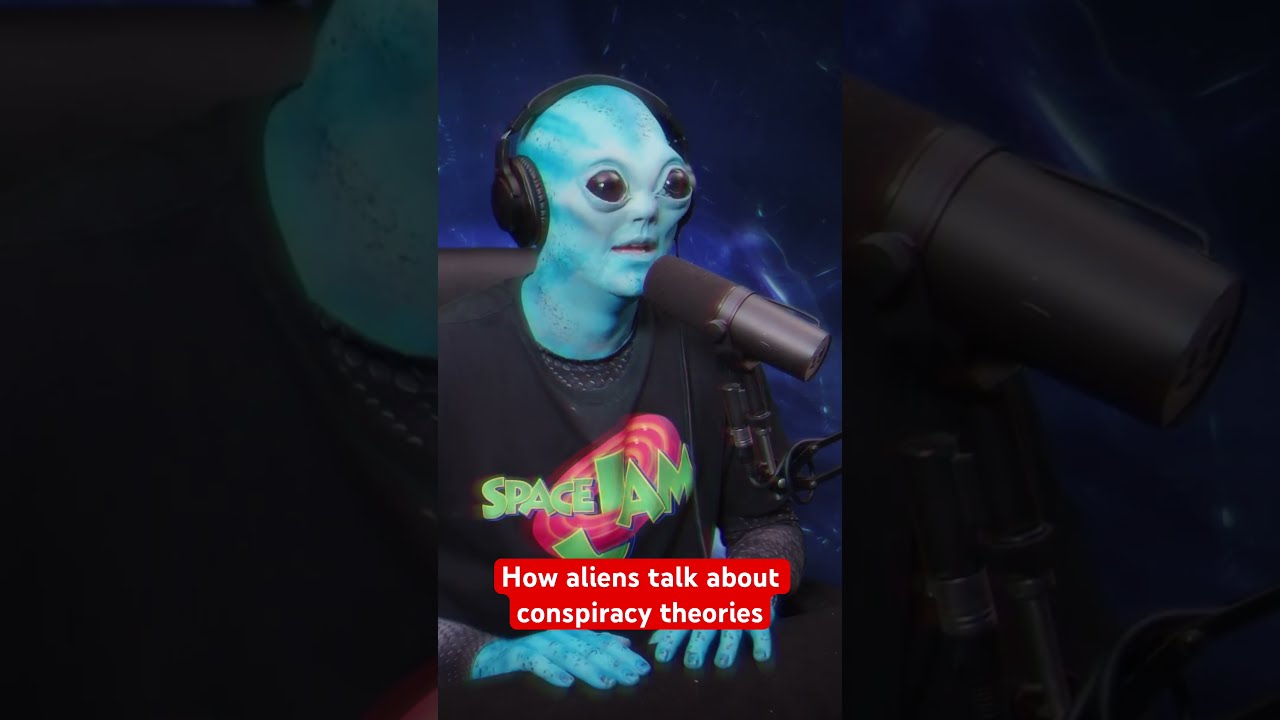 How Aliens Talk About Conspiracy Theories 